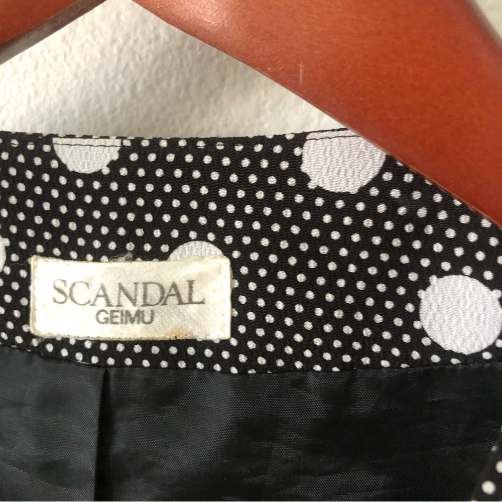 Vintage Polkadot Top Sz S - Picture 3 of 4